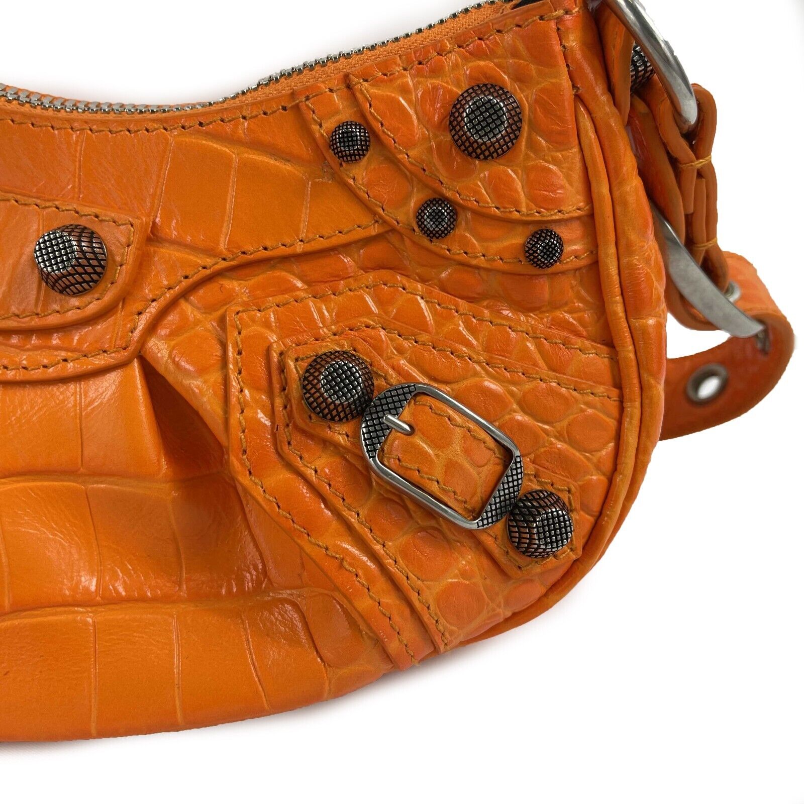 Balenciaga Womens PreLoved Orange Agneau Classic City Bag Orange One  Size Handbags Amazoncom